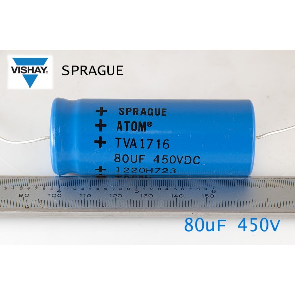Sprague Atom    80uF/450V